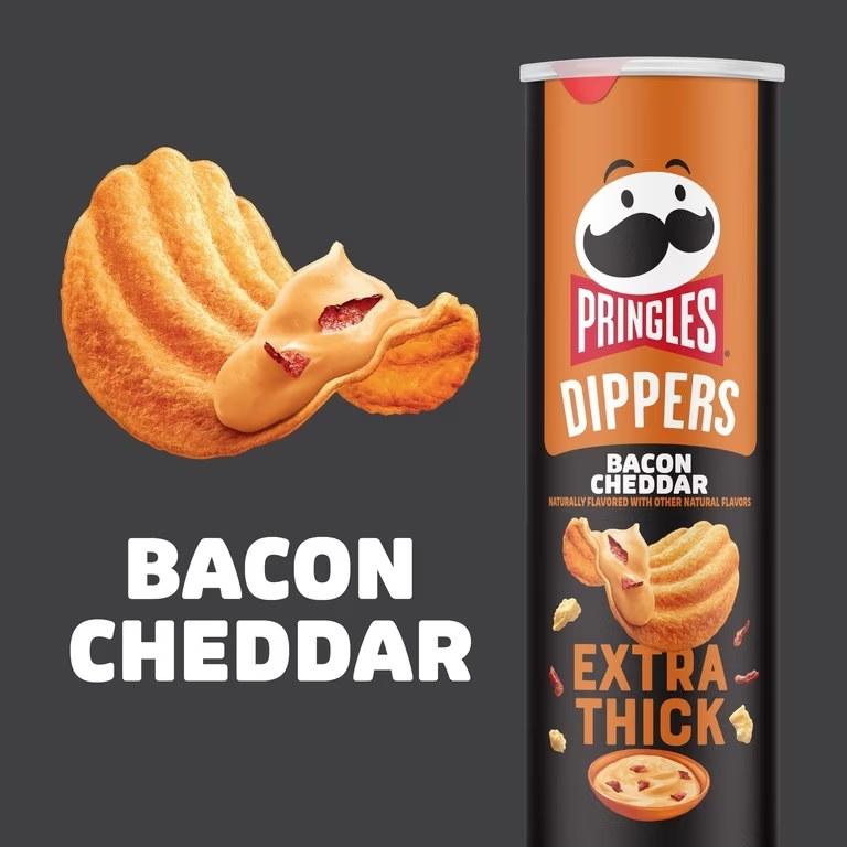 Pringles Dippers Bacon Cheddar 152g