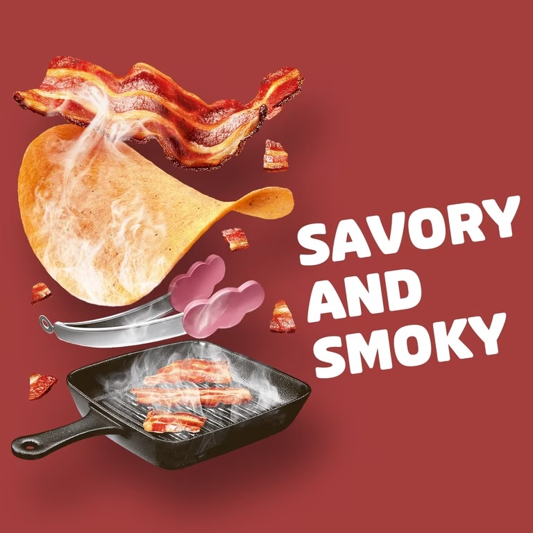 Pringles Smoky Bacon 155g