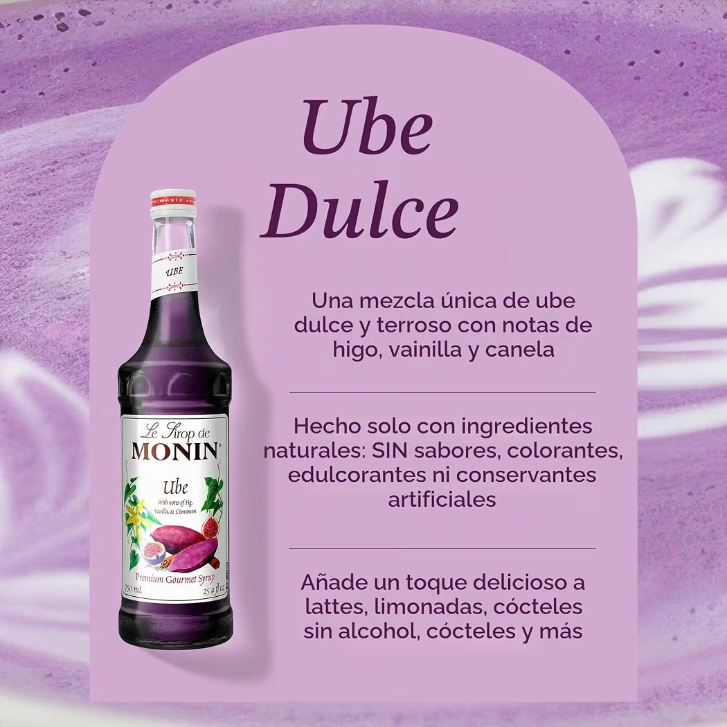 Sirope Monin Ube Dulce 750 mL