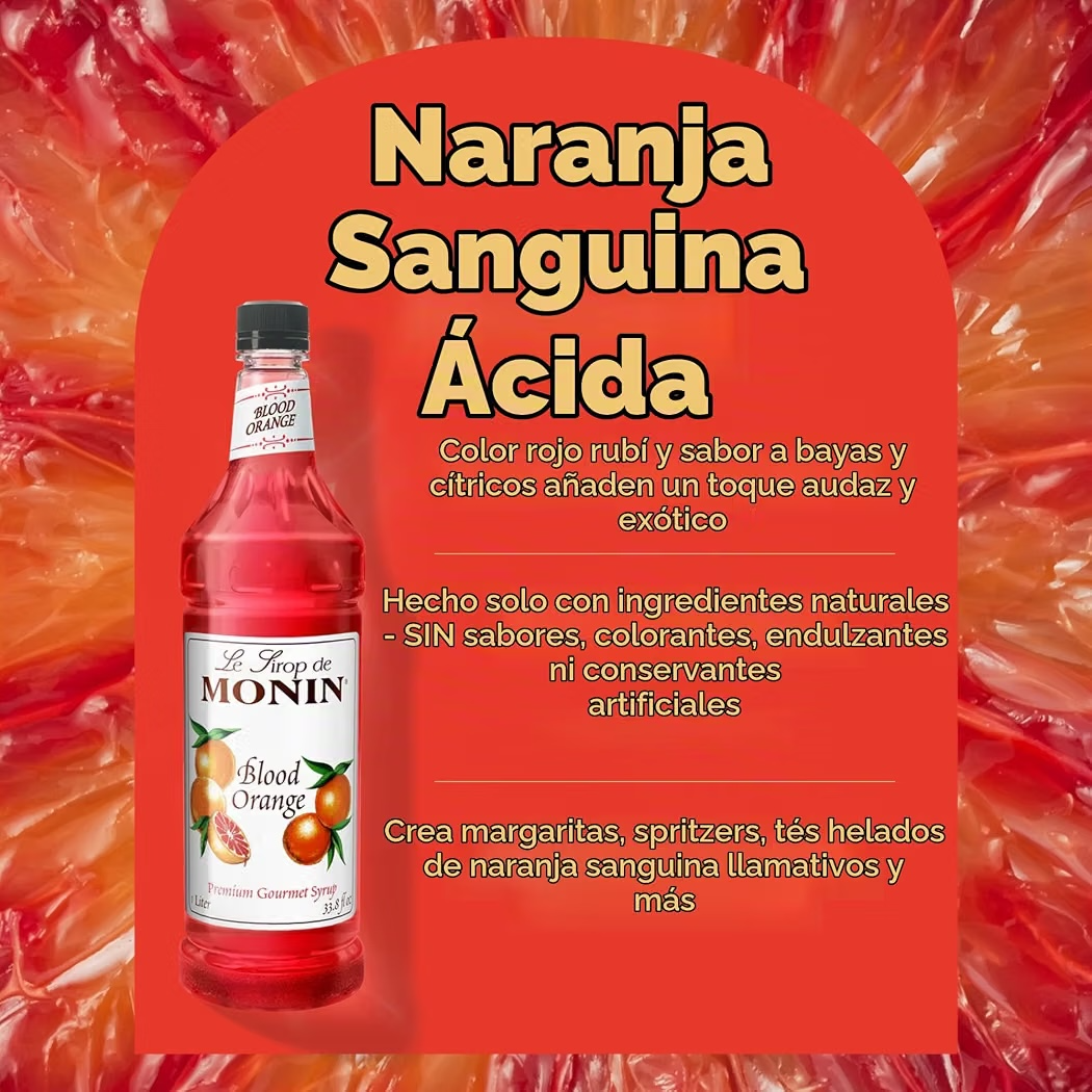 Sirope Monin Blood Orange 1L