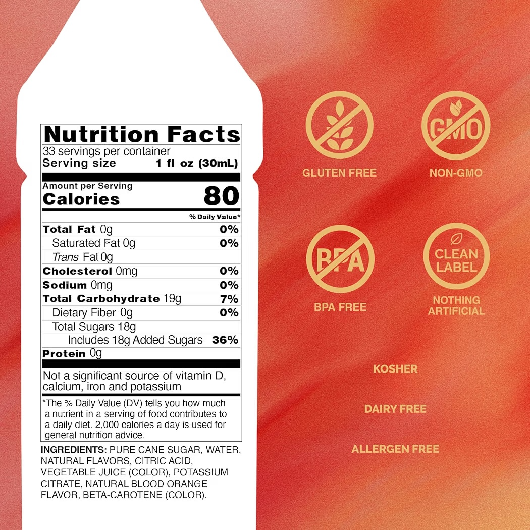 Sirope Monin Blood Orange 1L