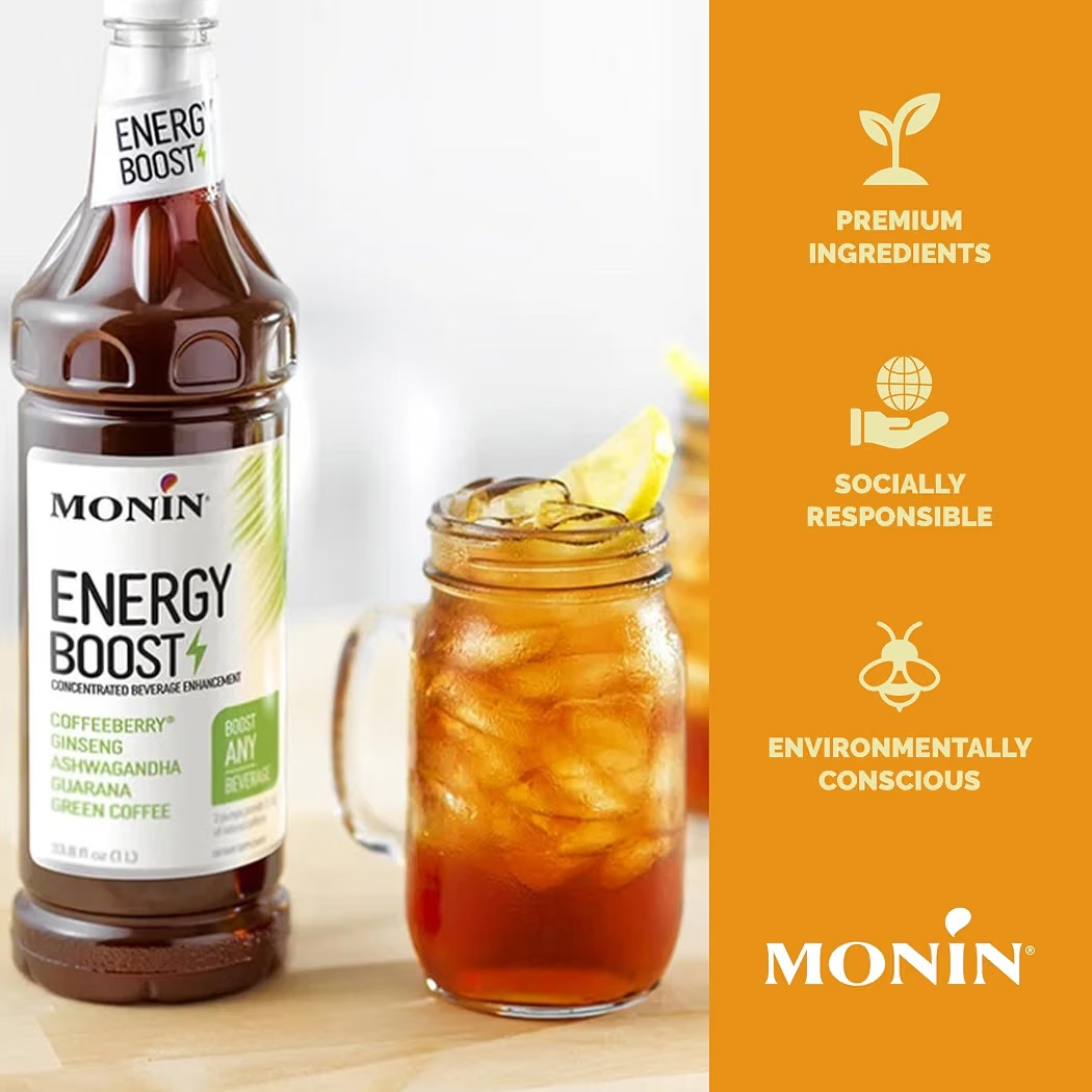 Bebida Concentrada Monin Energy Boost 1L