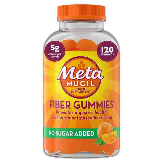 FIBRA: Gomitas Metamucil Fiber Gummies No Sugar Added x120 Unidades