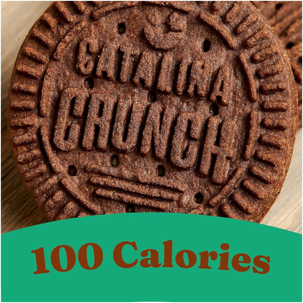 Galletas de Proteína Catalina Crunch Rellenas Chocolate & Menta x14 Unidades - 168g