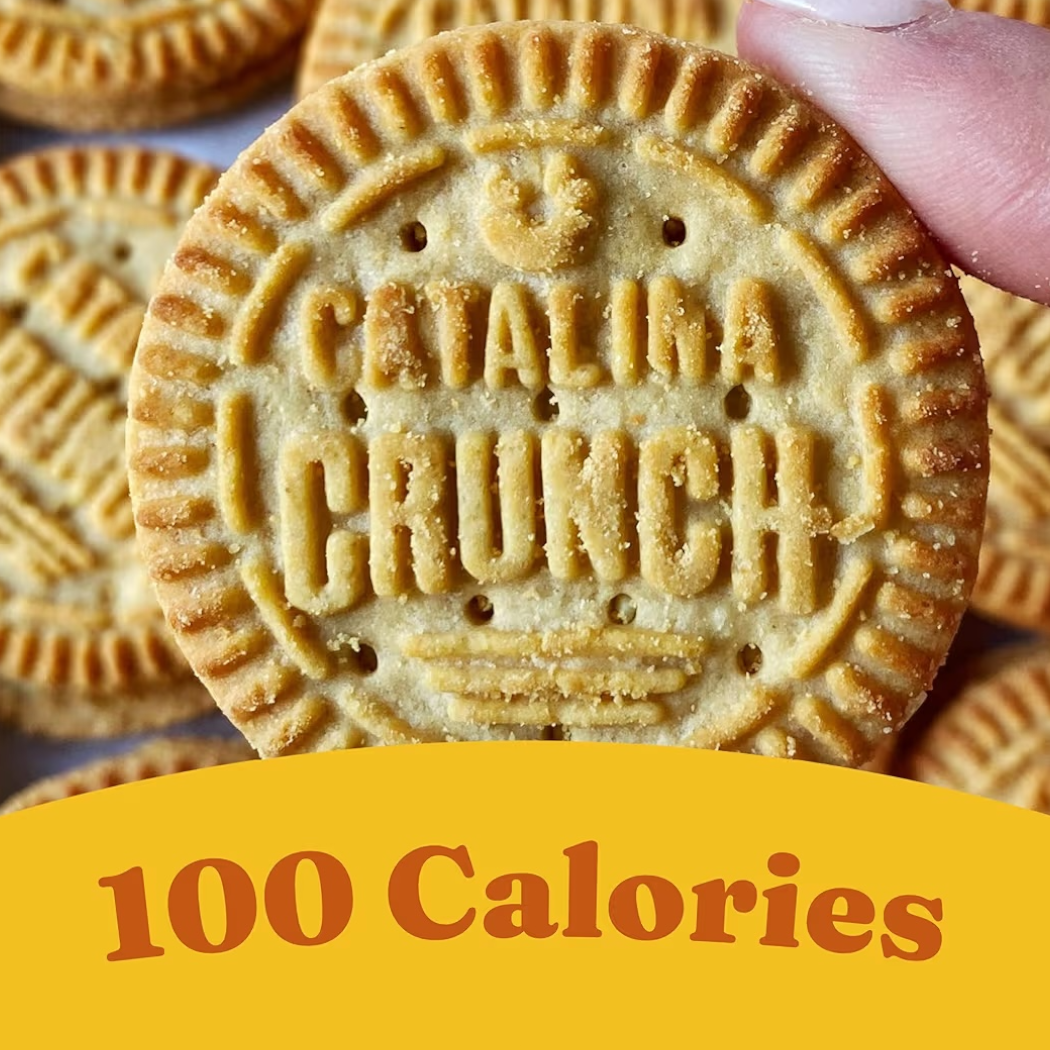 Galletas de Proteína Catalina Crunch Rellenas Mantequilla de Maní x14 Unidades - 168g