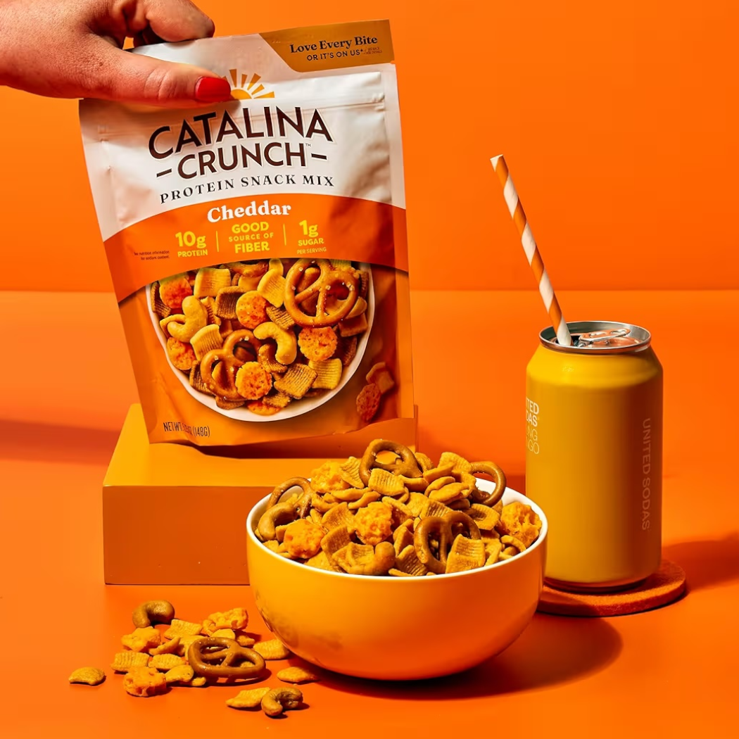 Mix Snack Proteico Catalina Crunch Queso Cheddar 148g