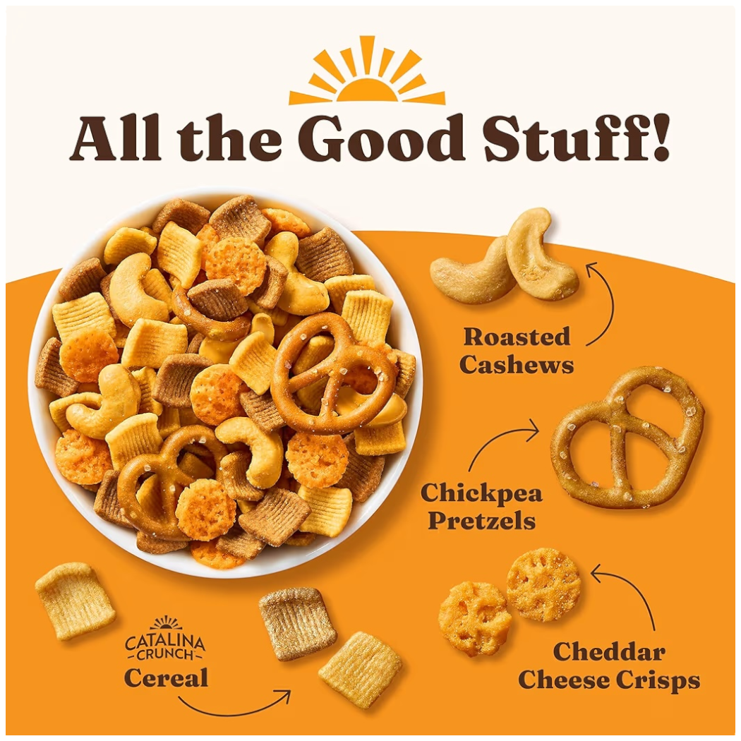 Mix Snack Proteico Catalina Crunch Queso Cheddar 148g