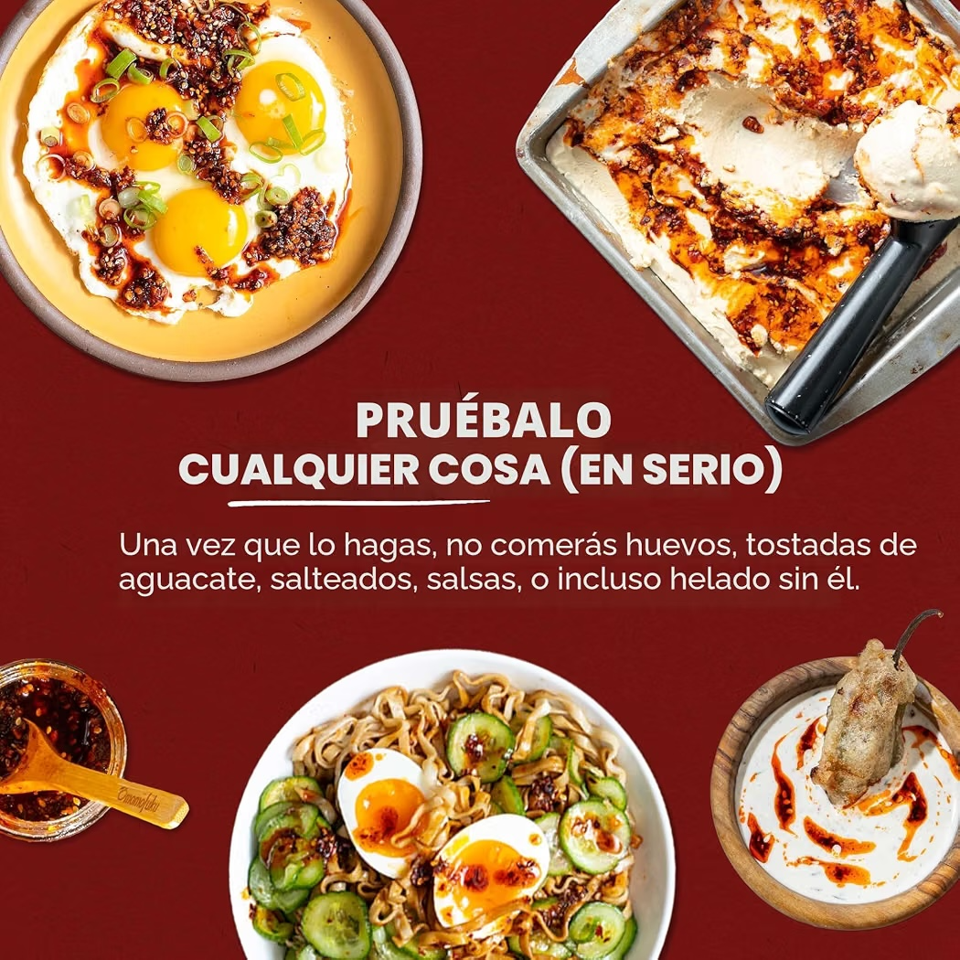 Condimento Aceite de Chile Momofuku Original Chili Crunch 155g