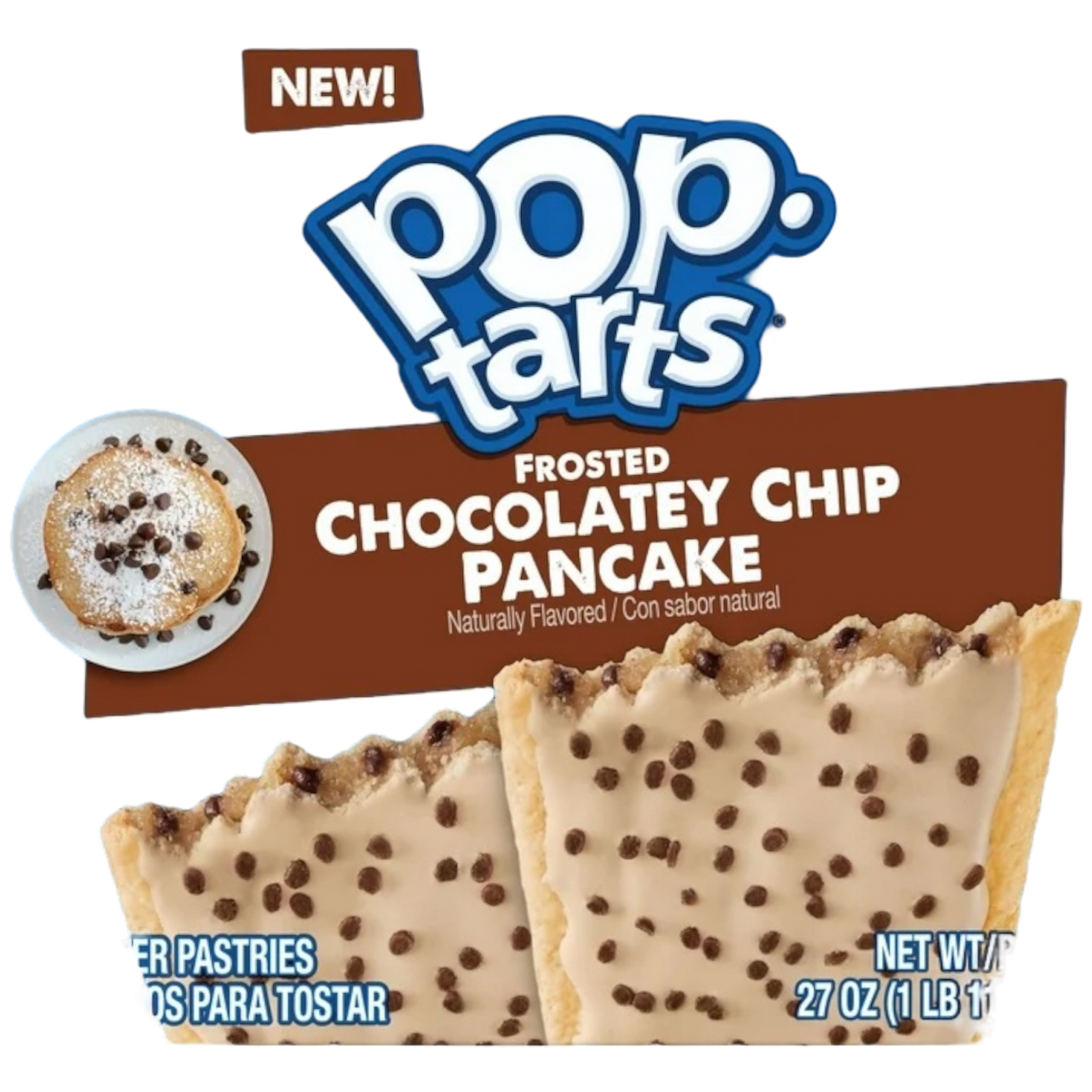 Pop Tarts Pancake Chips de Chocolate x2 (Unidad a $5.500)