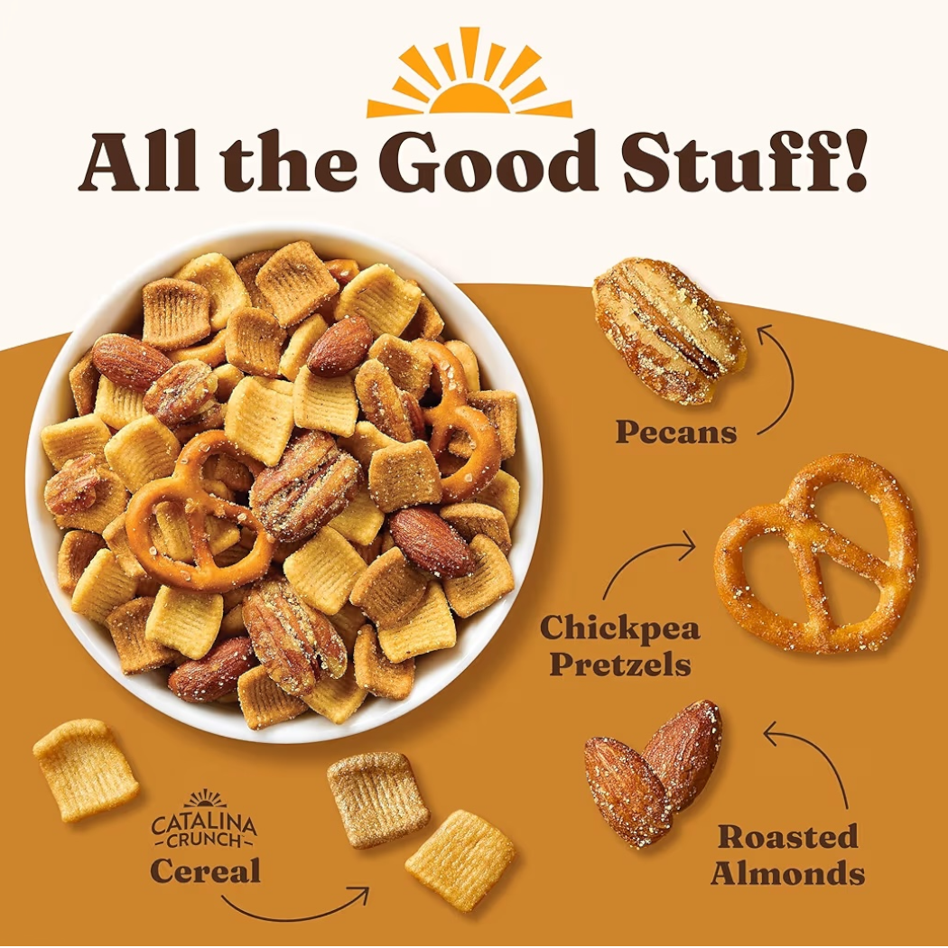 Mix Snack Proteico Catalina Crunch Miel Mostaza 148g