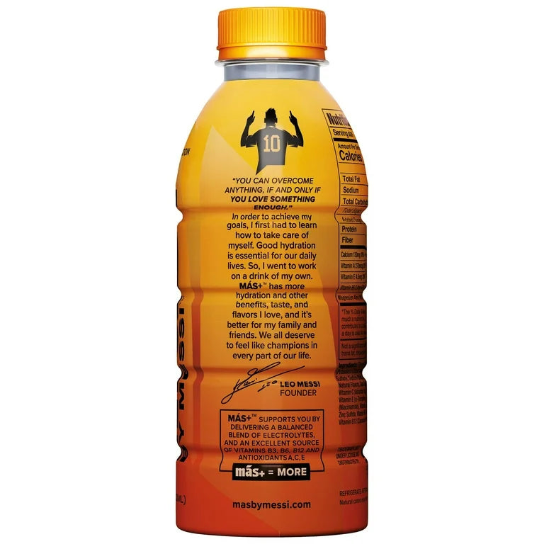 Hidratante Más+ By Messi Orange d’Or 500 mL