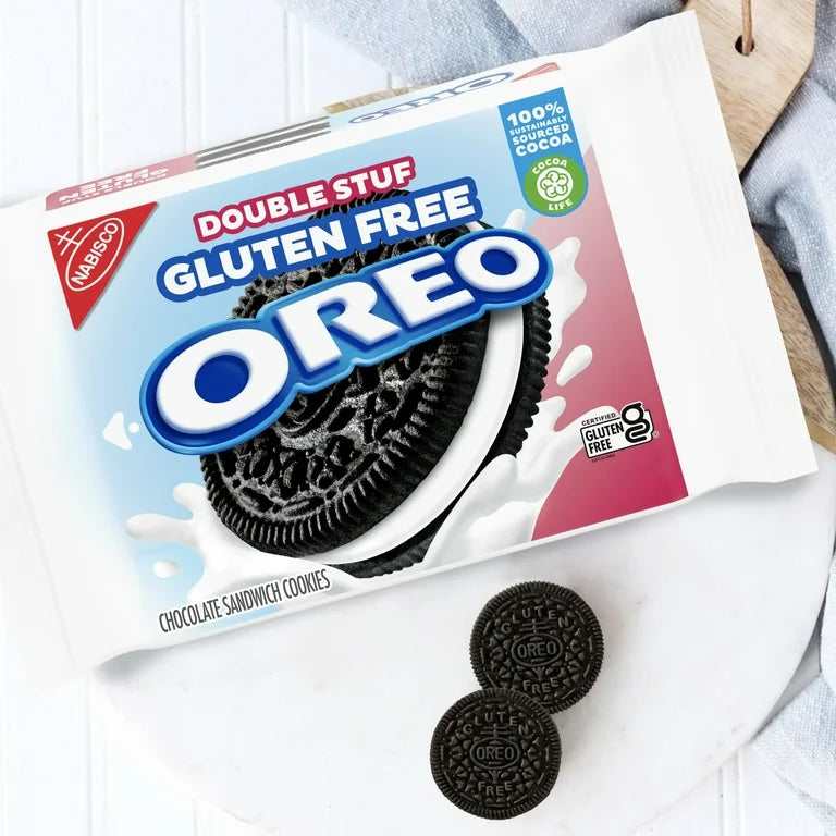 Oreo Double Stuf Libre de Gluten Tamaño Familiar 350g