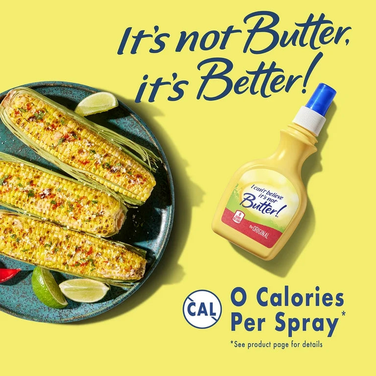 Spray Vegetal I Can’t Believe It’s Not Butter! Bajo en Grasa 226g