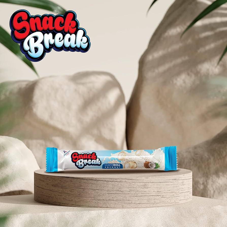 Galleta Wafer Coco Snack Break Cubierta y Rellena