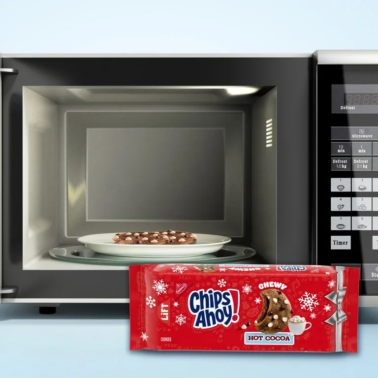 NAVIDAD: Galletas Chips Ahoy! Chewy Hot Cocoa Tamaño Grande 281g