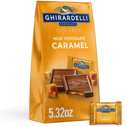 Chocolates Ghirardelli Squares Milk Chocolate Caramel 151g