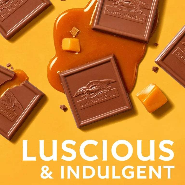 Chocolates Ghirardelli Squares Milk Chocolate Caramel 151g