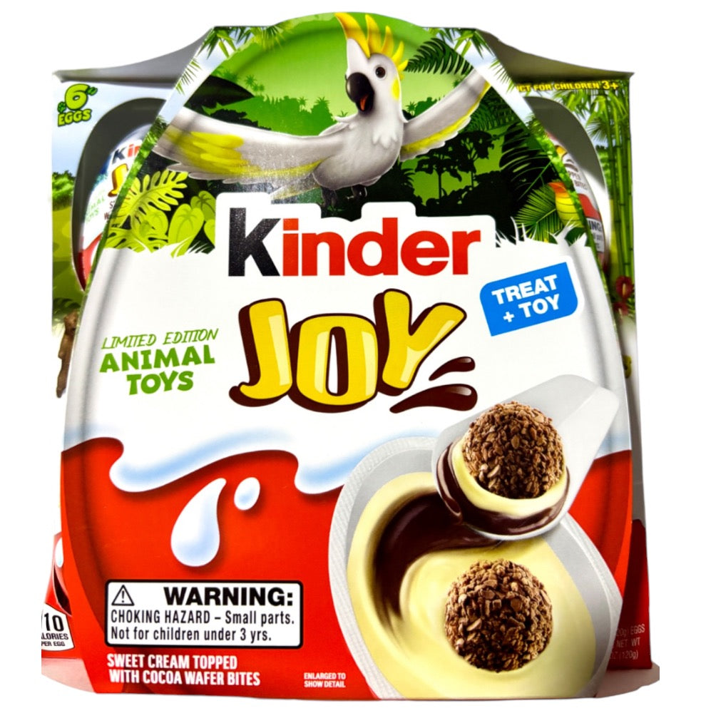 EDICIÓN LIMITADA: Kinder Joy Animal Toys - Caja x6