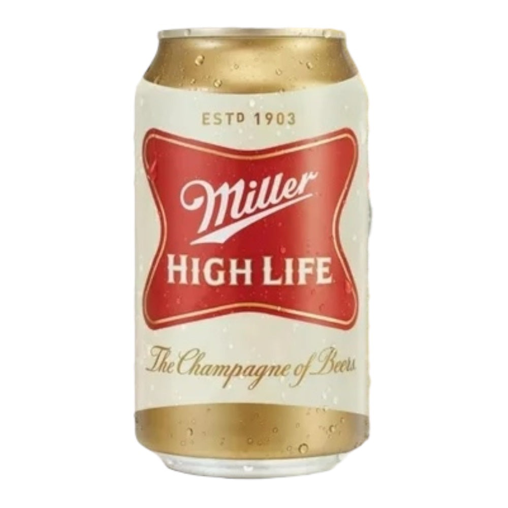 +18: Cerveza Americana Miller High Life 355 mL