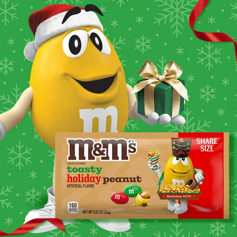 NAVIDAD: M&M’S Maní Tostado Toasty Holiday Peanut 92g