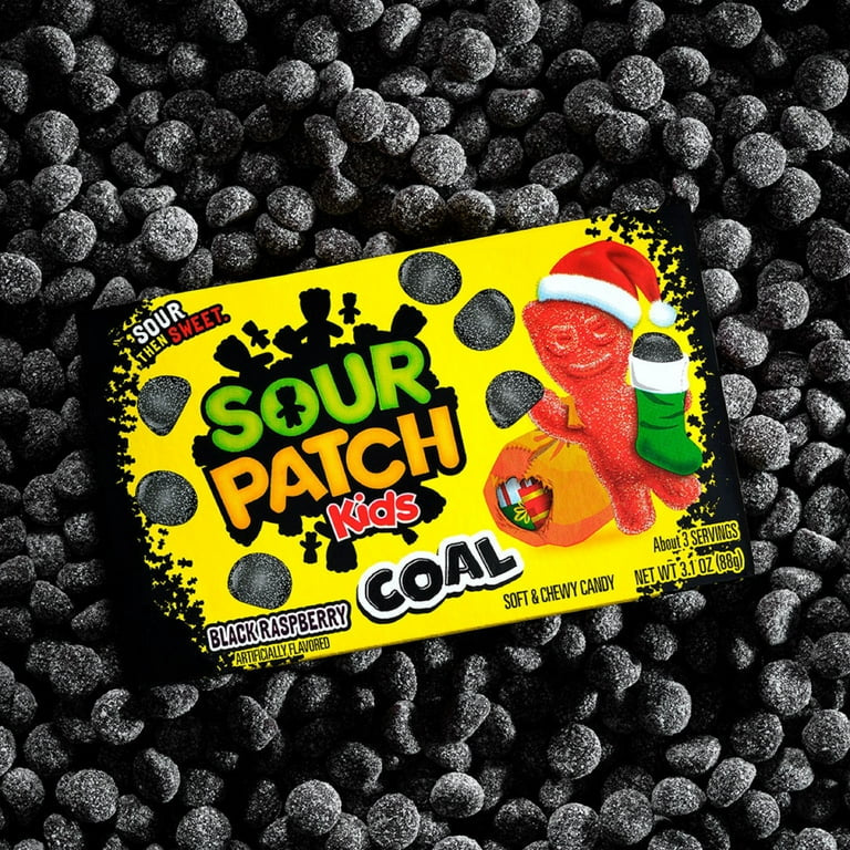 NAVIDAD: Gomitas Sour Patch Black Raspberry Coal 88g
