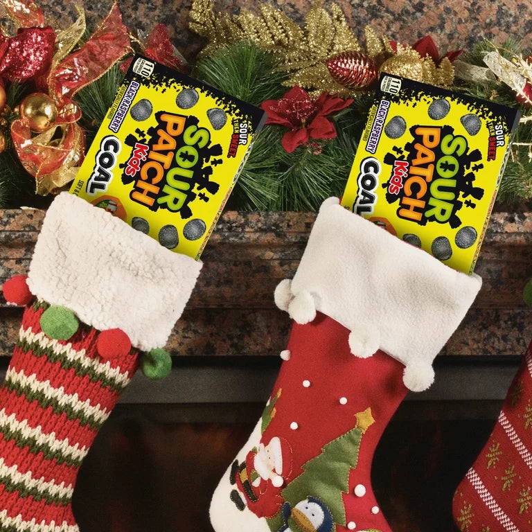 NAVIDAD: Gomitas Sour Patch Black Raspberry Coal 88g