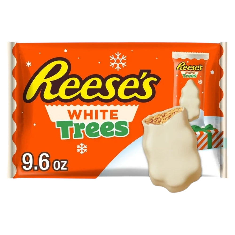 NAVIDAD: Chocolates Reese’s Peanut Butter White Creme Trees Tamaño Grande 272g