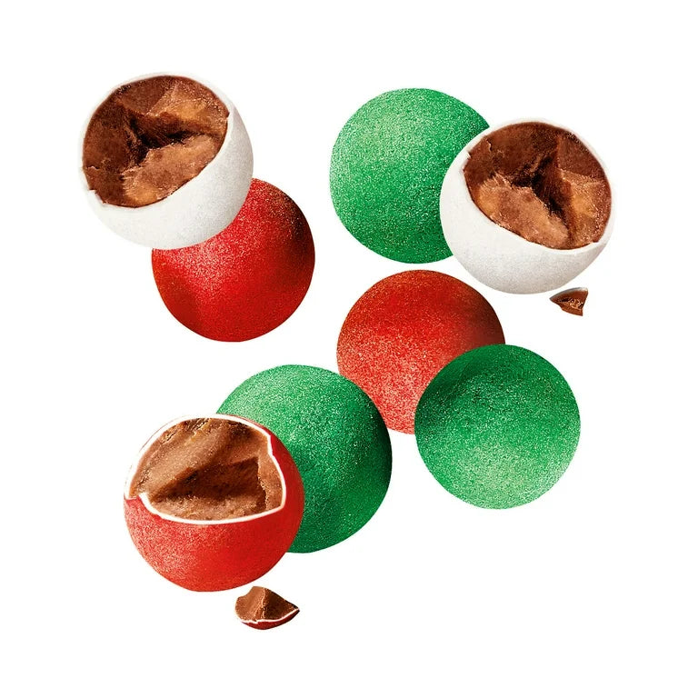 NAVIDAD: Chocolates Cadbury Mini Snow Balls Milk Chocolate Tamaño Grande 255g