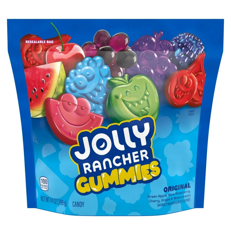 Gomitas Jolly Rancher Mix Original Flavors Tamaño Grande 368g