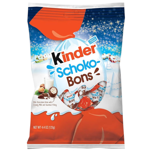 NAVIDAD: Chocolates Rellenos Kinder Schoko Bons Milk Chocolate 125g