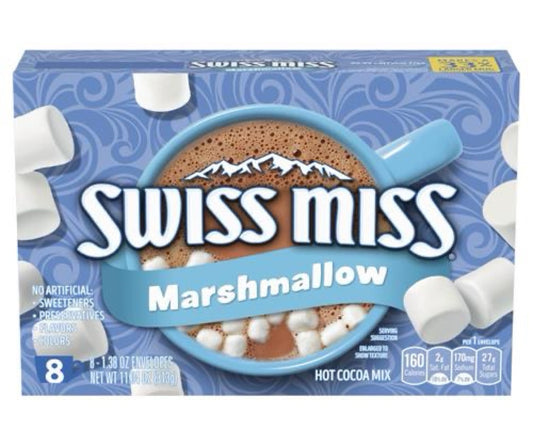 Chocolate Swiss Miss Masmelos 8 Tazas