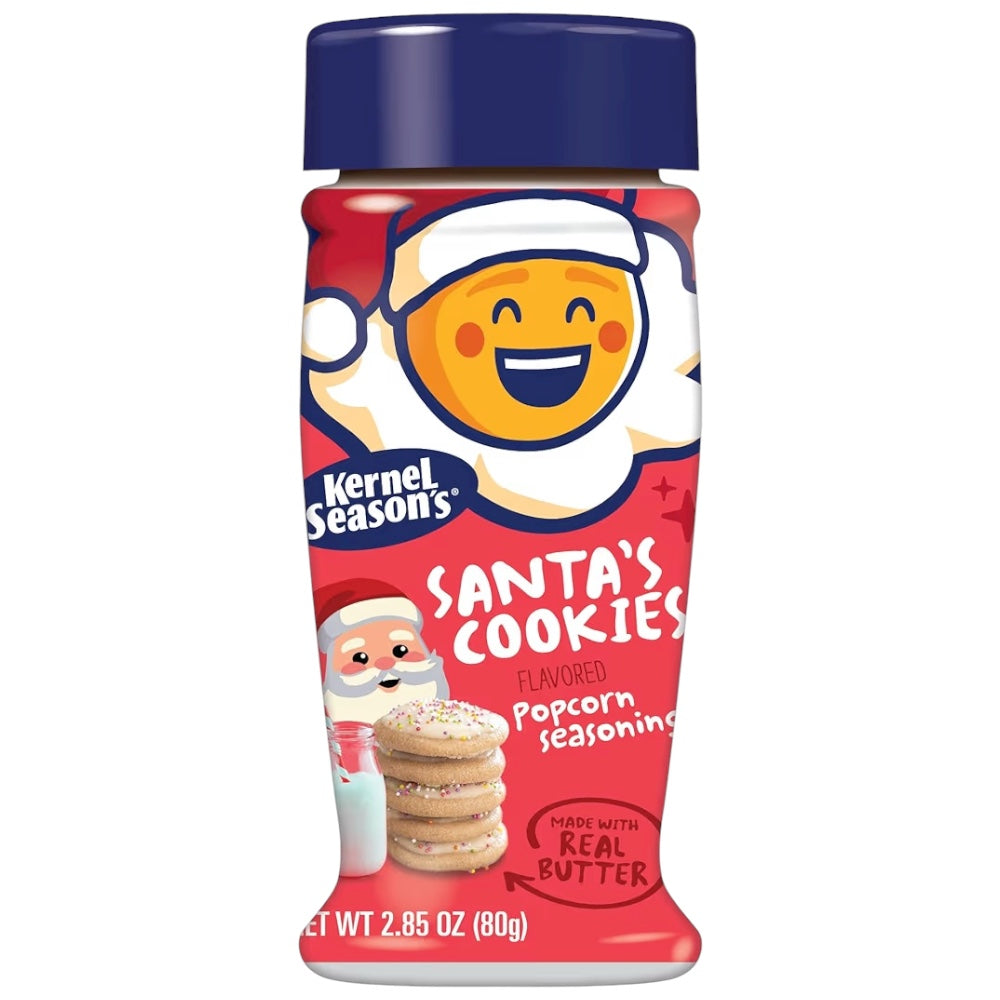 NAVIDAD: Sazonador Palomitas de Maíz Kernel Season’s Santa’s Cookies 80g
