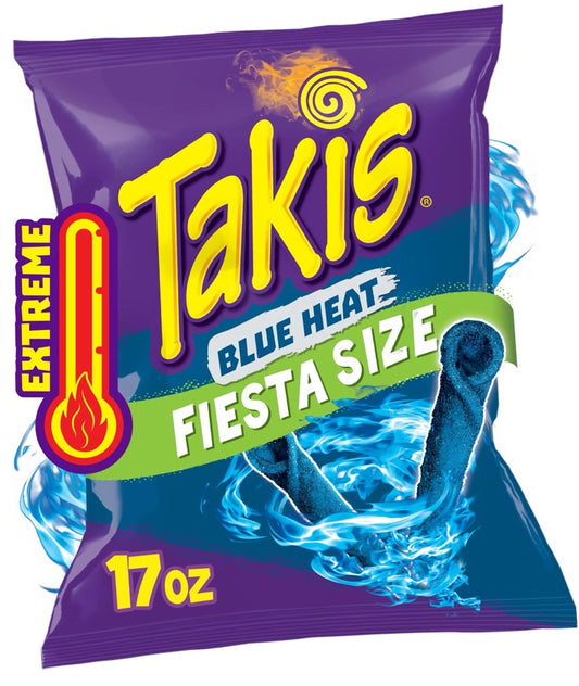 Takis Blue Heat Tamaño Fiesta