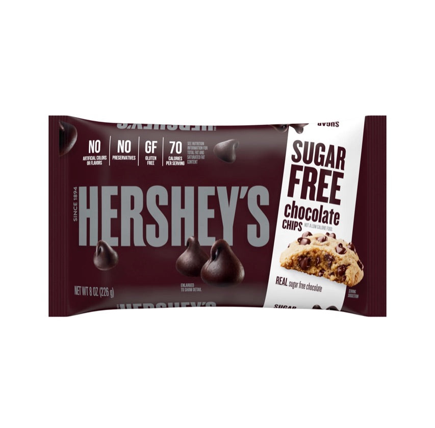 Hershey’s Chispas de Chocolate Sin Azúcar 226g