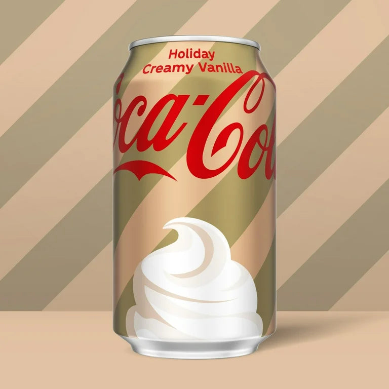 NAVIDAD: Coca Cola Creamy Vanilla 355 mL