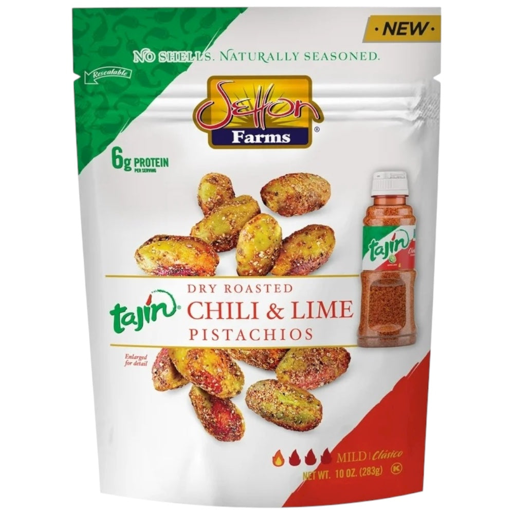 Pistachos Dry Roasted Chili & Lime Setton Farms Tamaño Grande 283g