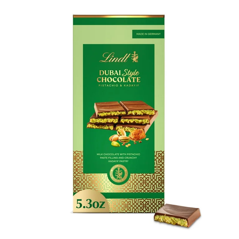 Lindt Dubai Style Chocolate Pistachio & Kadayif 150g