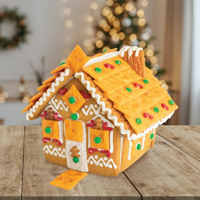 NAVIDAD: Cookie Kit Casa Navideña Cheez-It Queso Tamaño Grande 638g