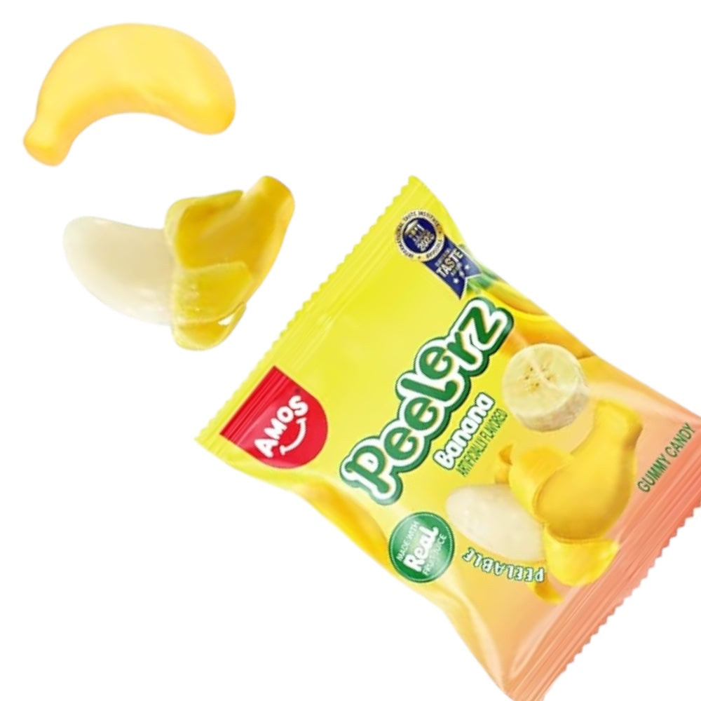 Gomitas de Banana Pelables Amos Peelerz Tamaño Individual