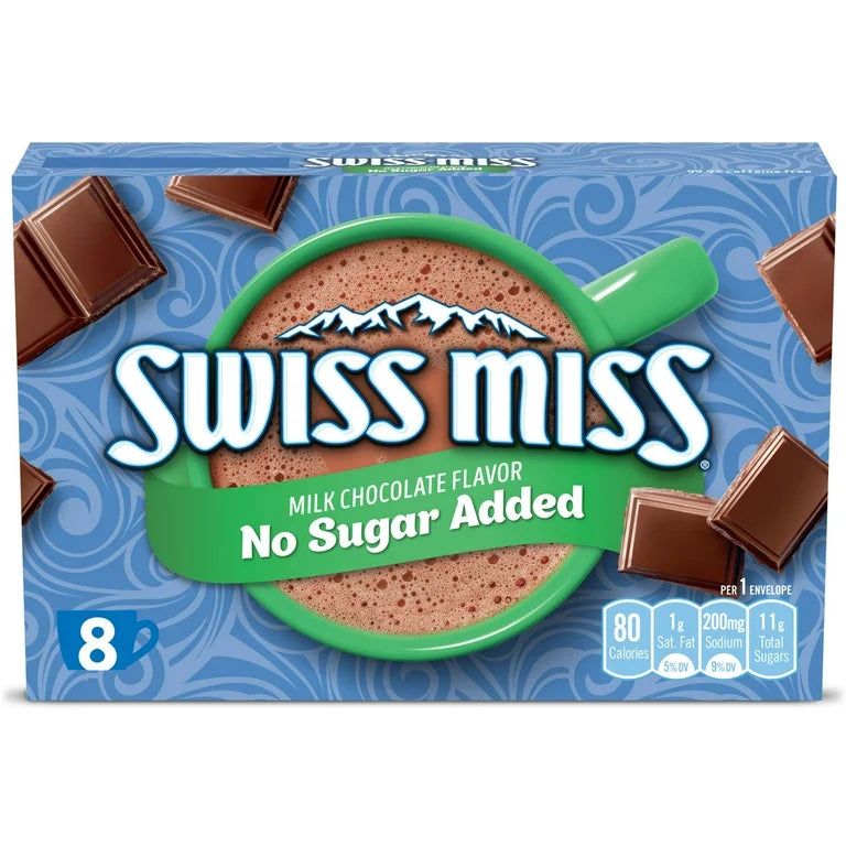 Chocolate Swiss Miss Sin Azúcar Añadida x8 - 313g