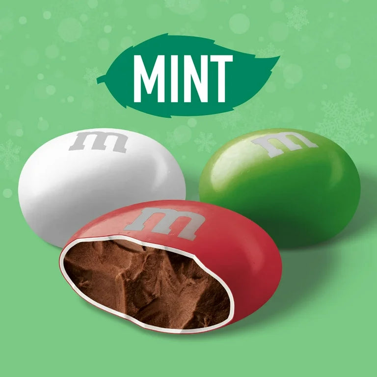 NAVIDAD: Chocolates Menta M&M’S Holiday Mint Tamaño Grande 260g