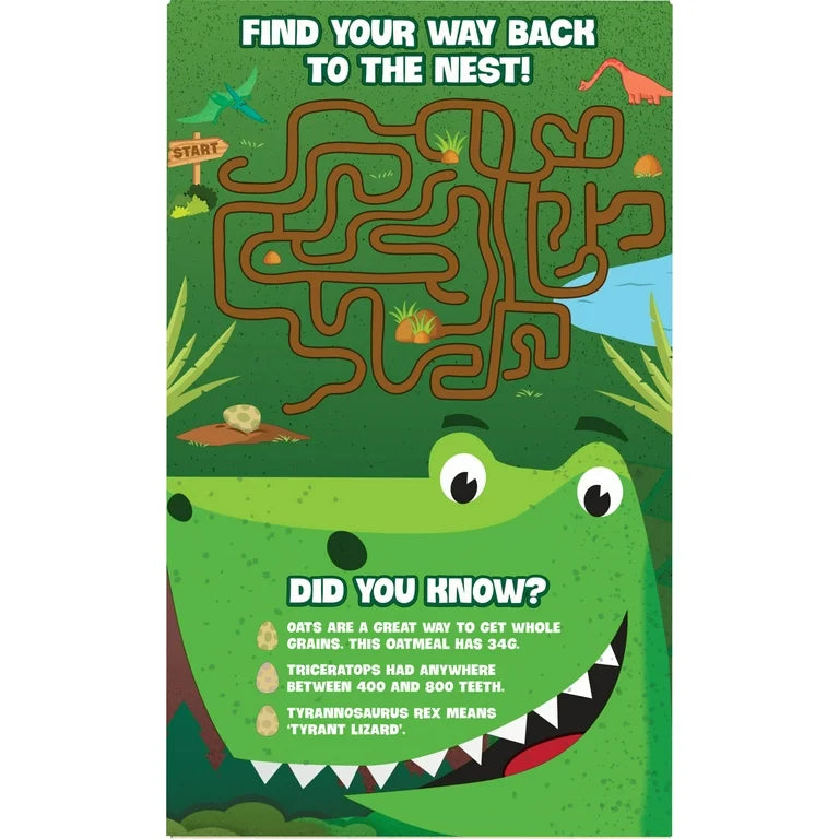 Avena Instantánea Quaker Dinosaur Eggs Brown Sugar 400g