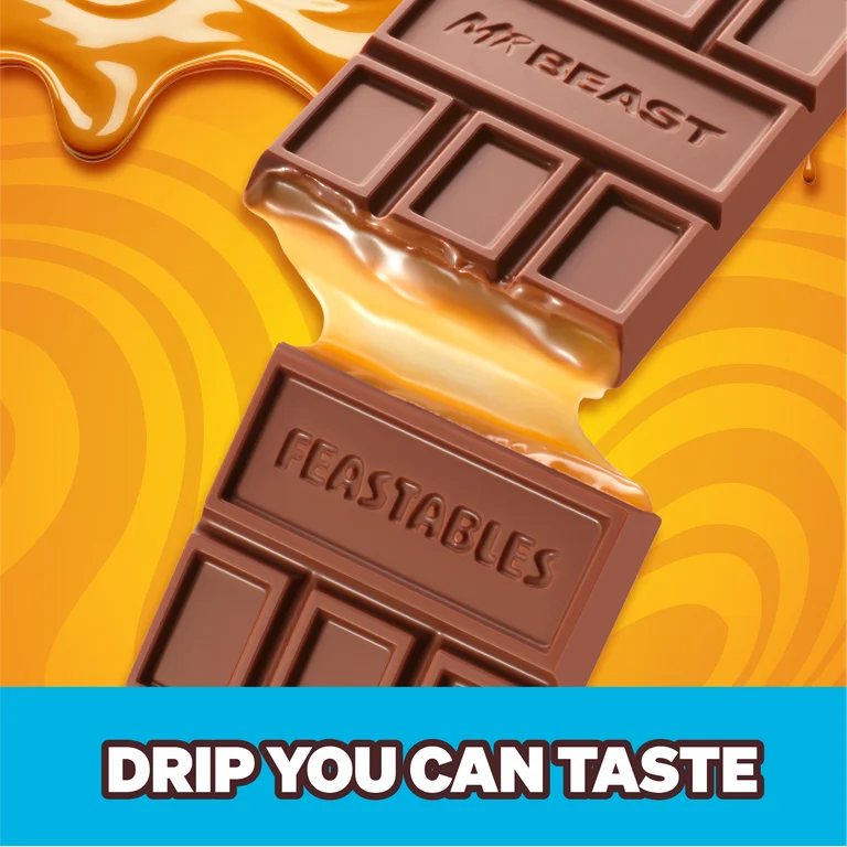 Chocolate Feastables Mr Beast Caramelo Tamaño Grande 60g