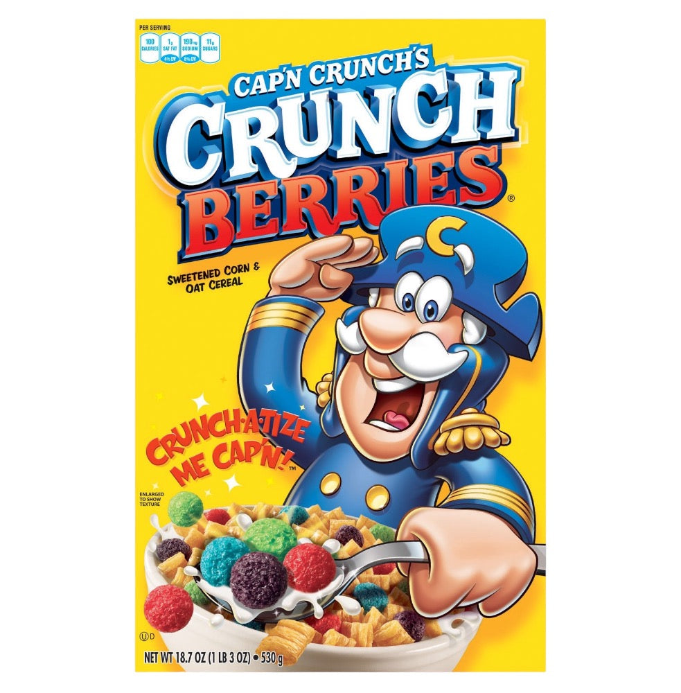 Cereal Capitan Crunch Berries Tamaño Familiar 580g