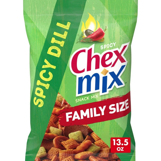Mezcla Snacks Chex Mix Spicy Dill Tamaño Familiar 382g