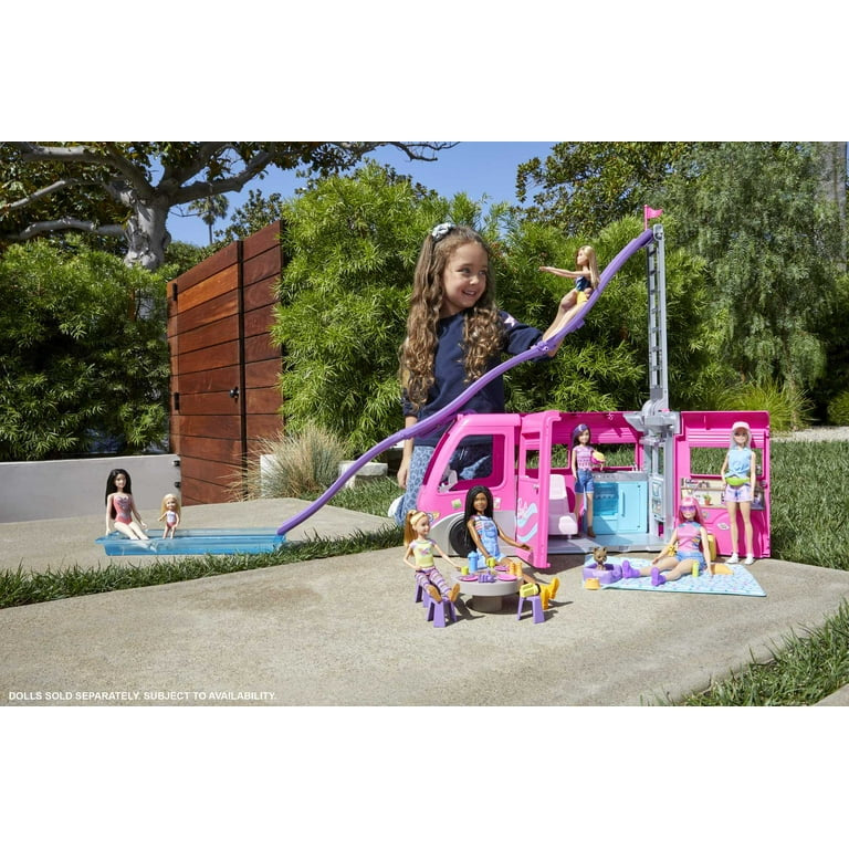 Barbie DreamCamper Camper de los Sueños + Accesorios