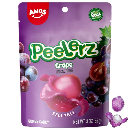 Gomitas de Uva Pelables Amos Peelerz 85g