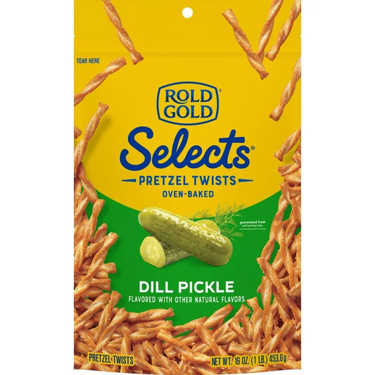 Pretzels Rold Gold Selects Horneados Dill Pickle 453g