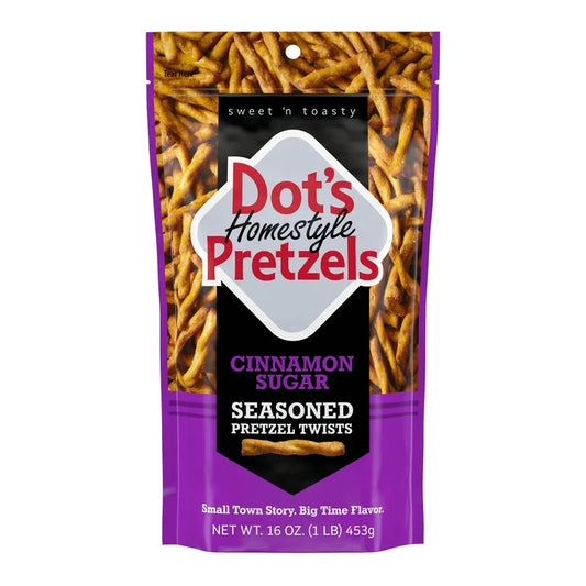 Pretzels Twists Dot’s Cinnamon Sugar 453g