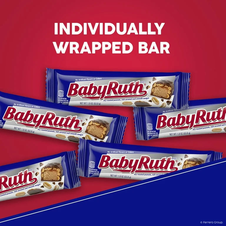 Chocolate Baby Ruth Turrón, Mani & Caramelo 53g